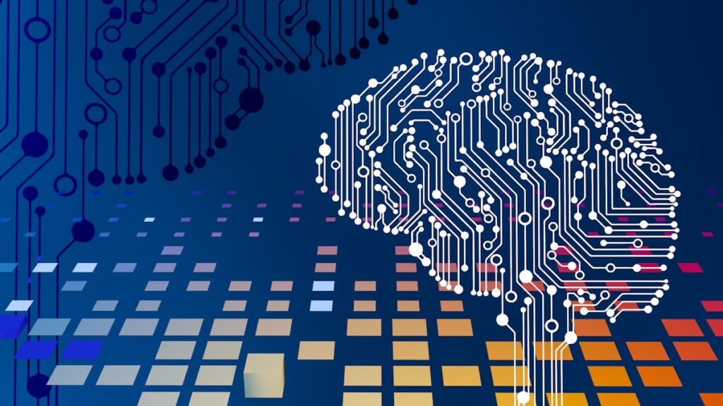 AI technology interface representing Google AI Overviews in search results