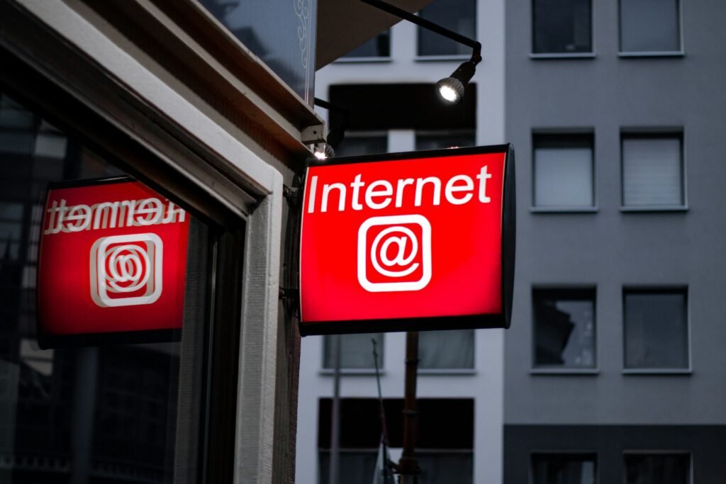 Internet signage representing domain and website targeting for search rankings