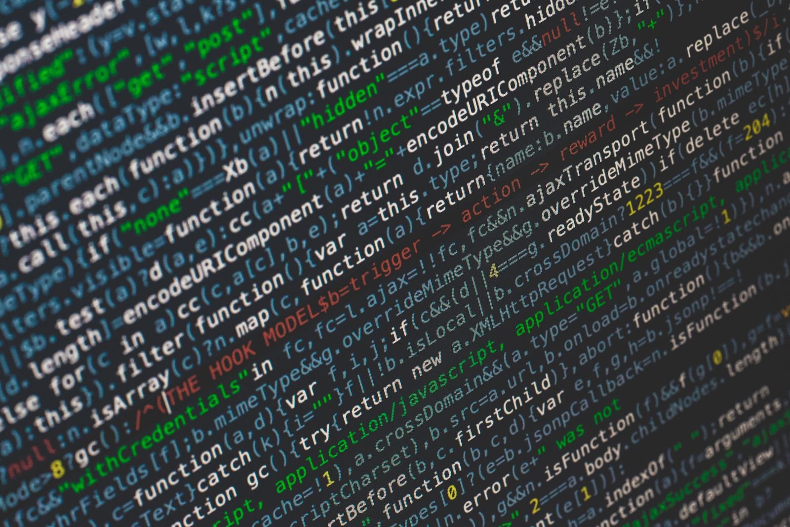 JavaScript code showing async await syntax used for asynchronous programming