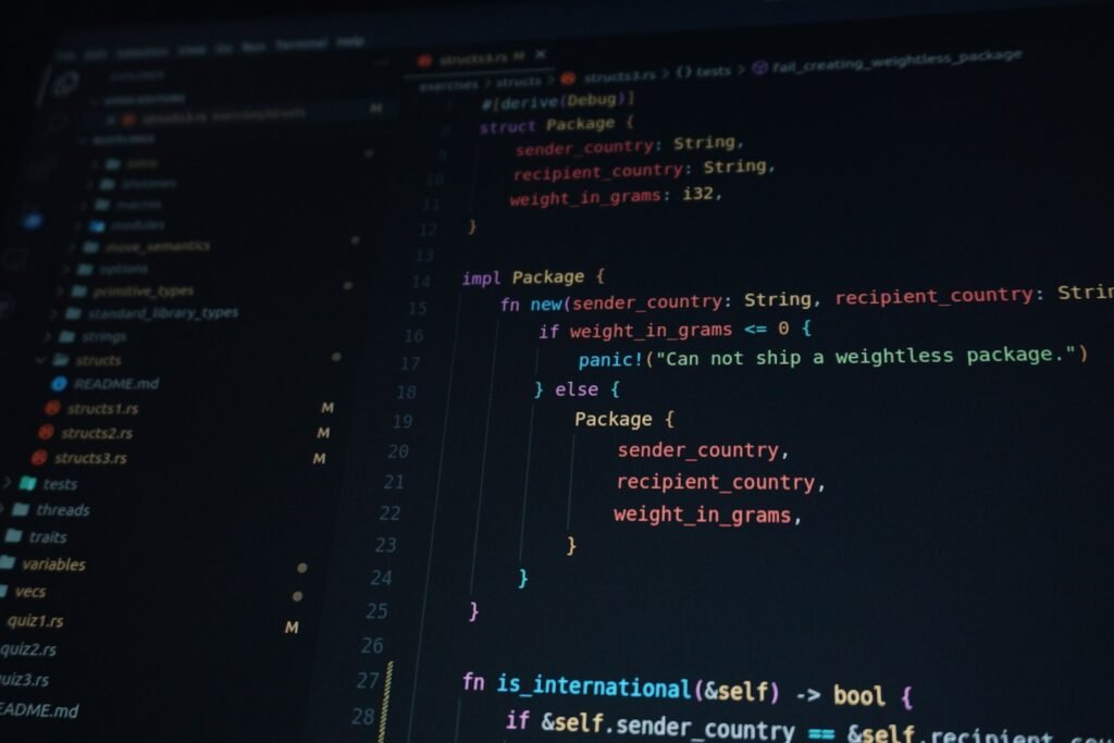 Code editor screen displaying JavaScript error handling code