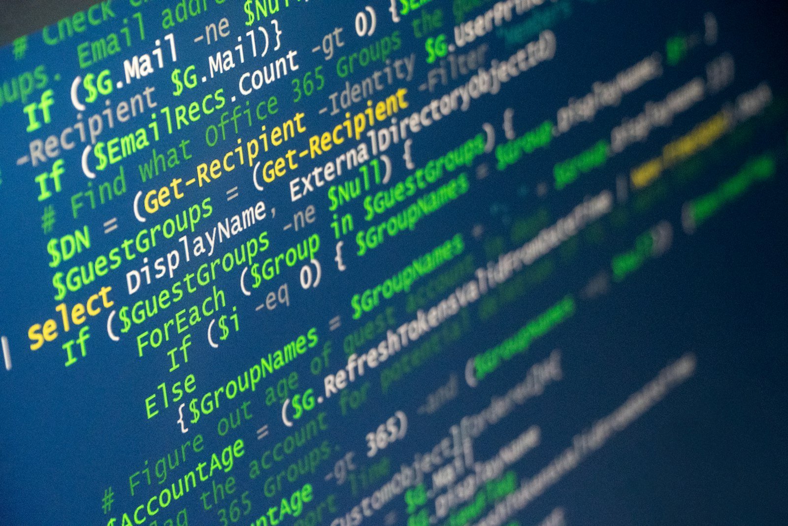 Computer screen showing JavaScript code illustrating the this keyword