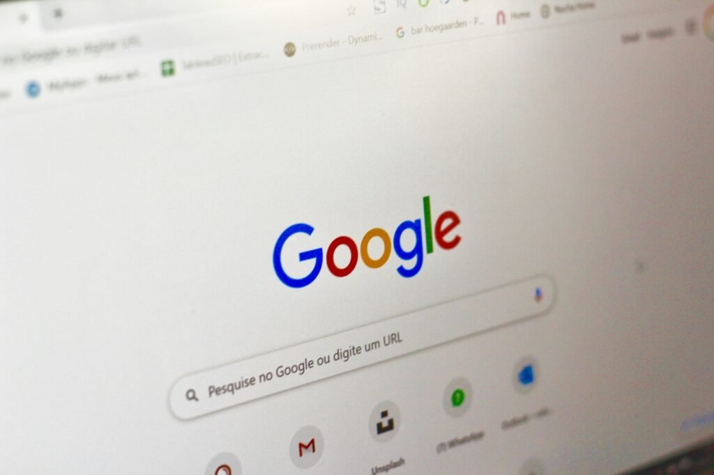 Computer screen showing a Google search, representing the March 2026 core update