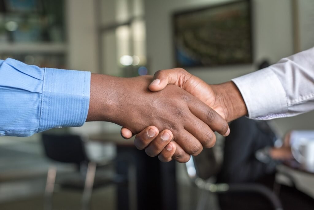 Business professional reviewing contact details representing NAP consistency for local SEO