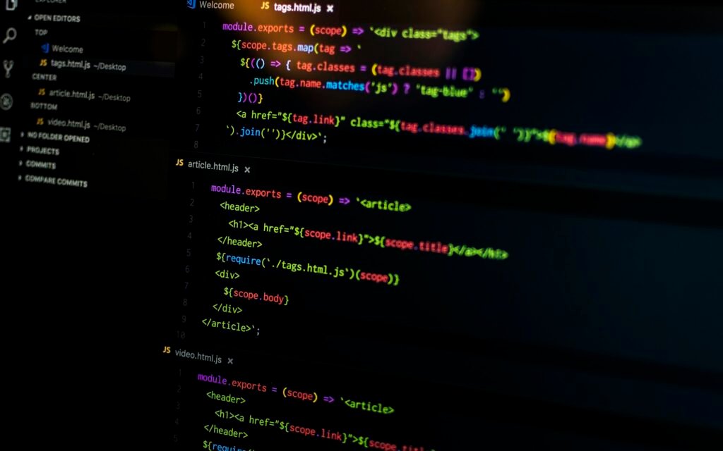Computer monitor displaying code, representing Next.js Partial Prerendering