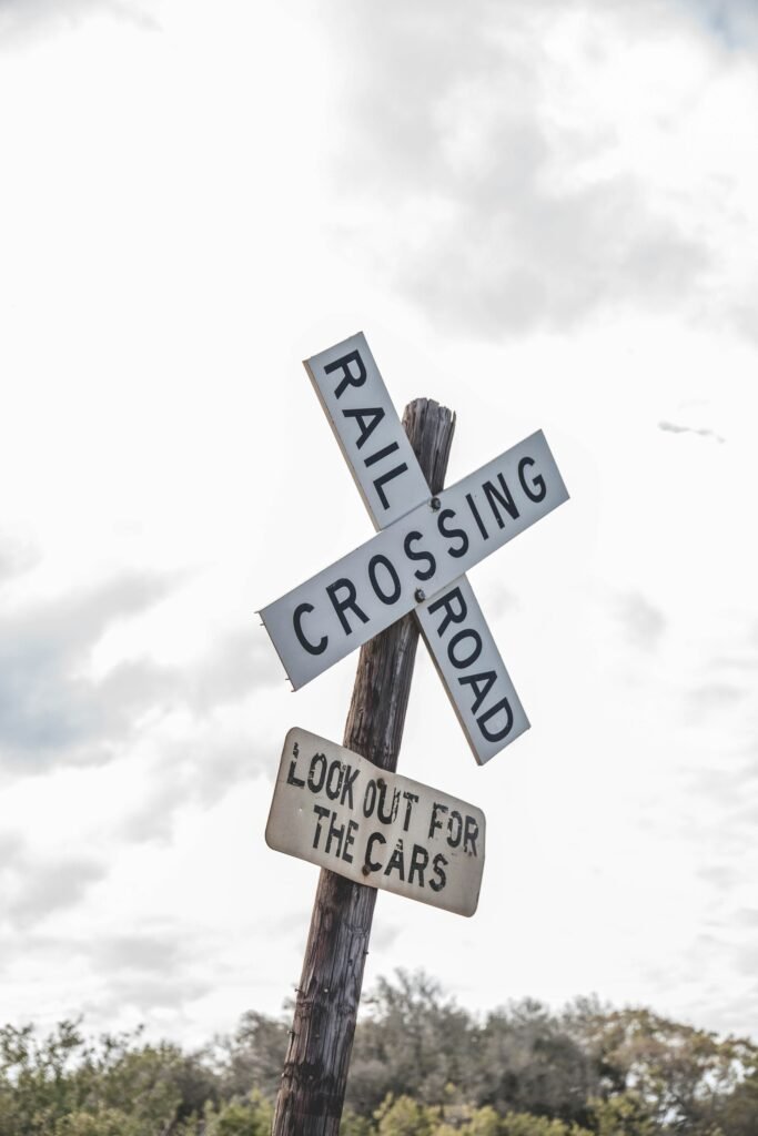A crossroad warning sign, representing choosing between Next.js, Remix, and Astro