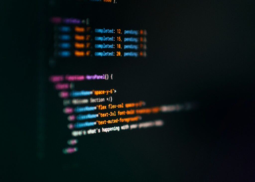 Dark mode JSX code editor screen representing Next.js rendering strategies