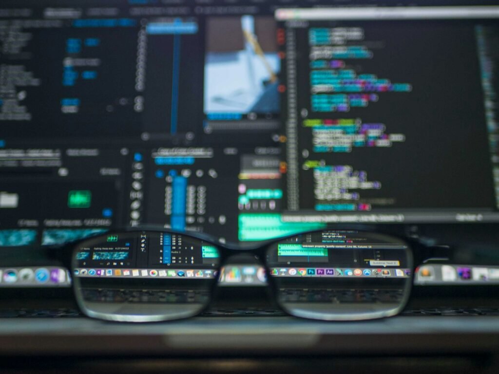 Closeup of code on a screen, representing the WordPress vs Next.js comparison