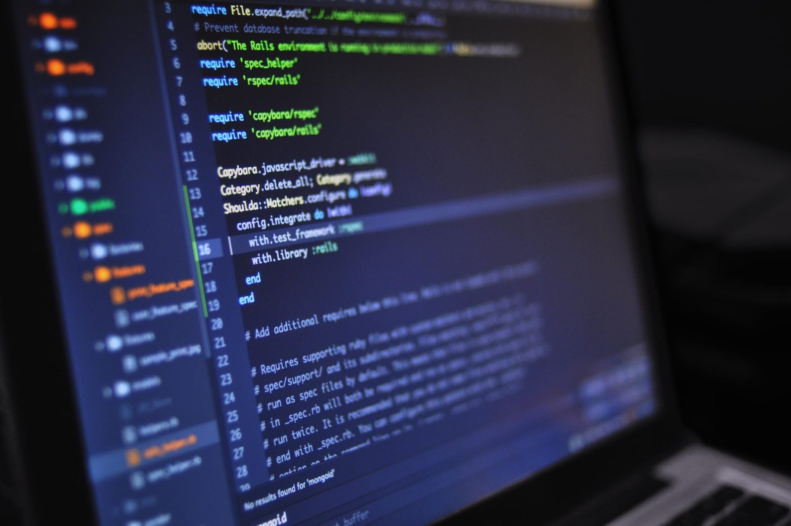 PHP template code in an editor, representing WordPress theme template files